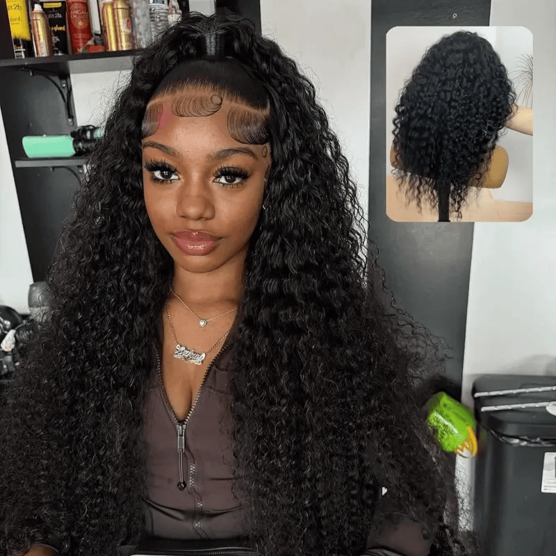 30 Inch 13x4 Deep Wave Lace Front Wigs Human Hair 13x6 Lace Frontal Human Hair Wigs Curly Wig Water Wave Wigs With Baby Hair
