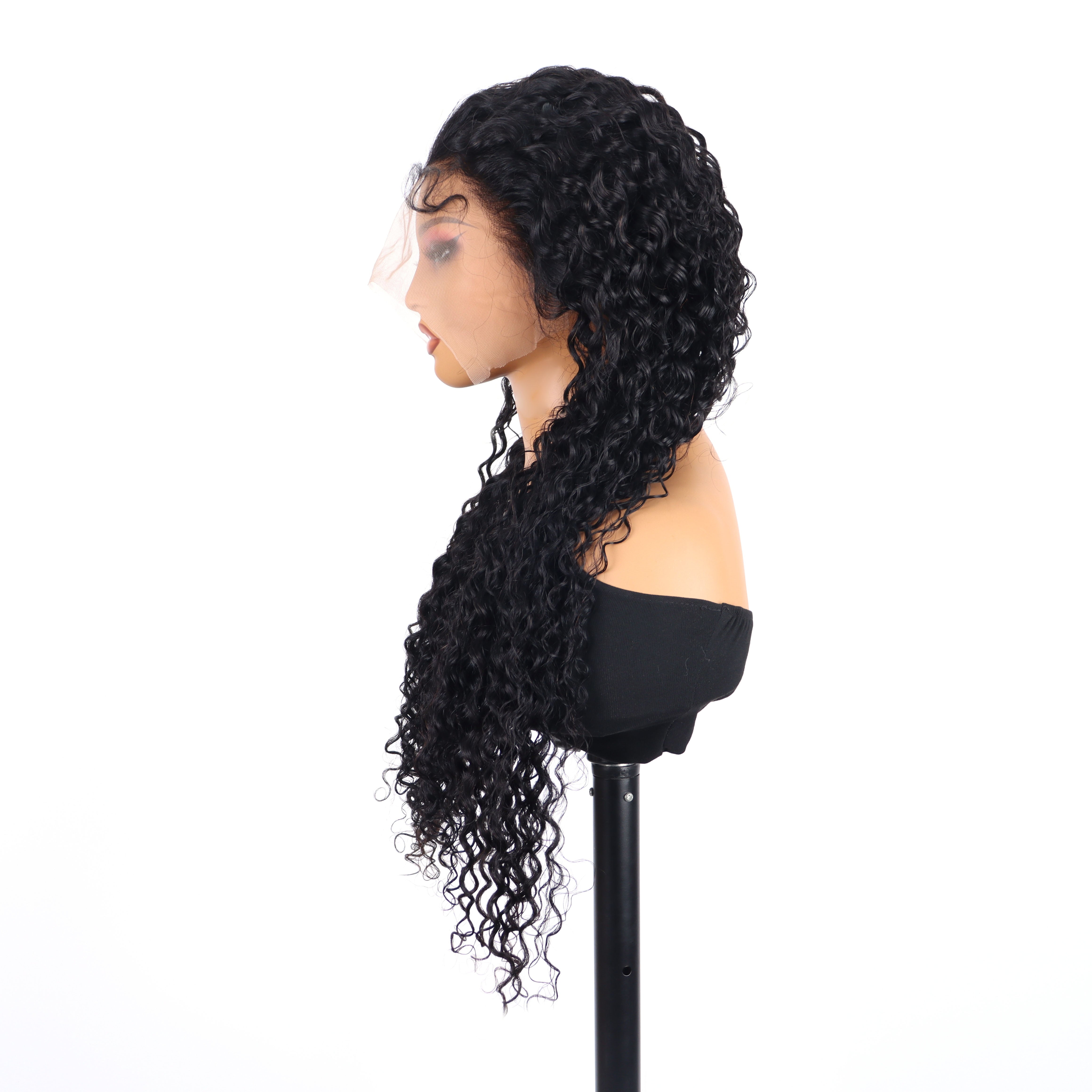 Perruques en cheveux humains ondulés de 30 pouces avec dentelle frontale 13x6, perruques bouclées ondulées avec cheveux de bébé 