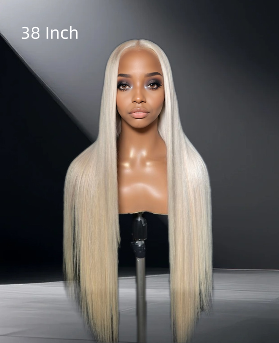 Rovess 13x6 Lace Frontal 613 Blonde Bouncy Straight Wig Perfect For Summer Look