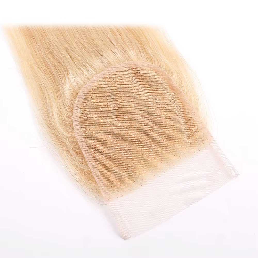 16inch Blonde Human Hair Closure 4x4 613 Blonde Lace Closure Human Hair