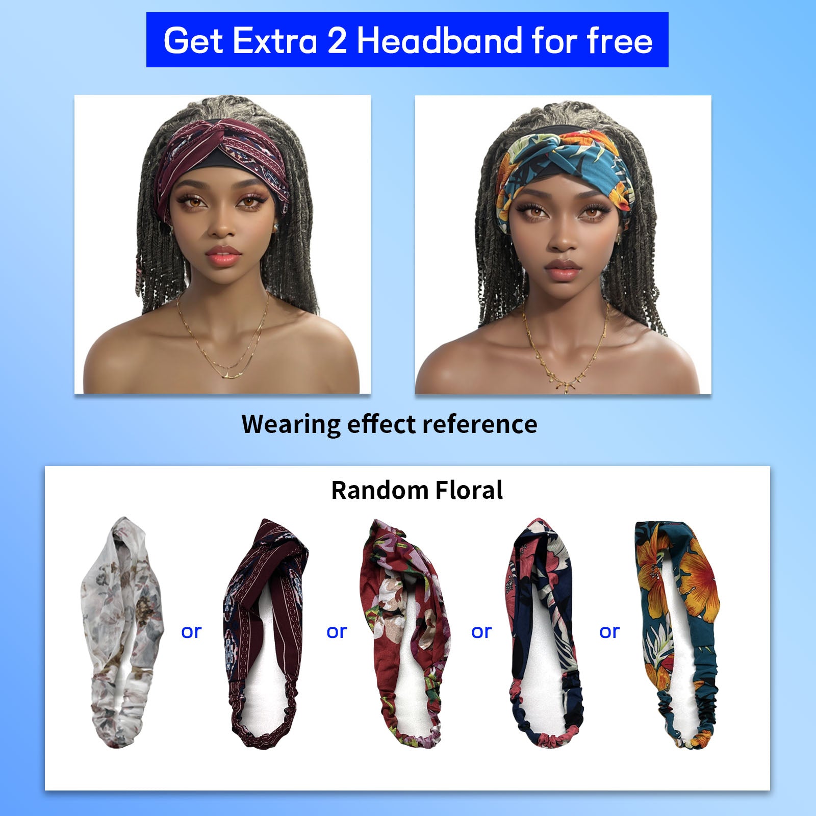 14Inch Goddess Locs Headband Wigs for Black Women Ombre Brown Dreadlock Rolls Twist Wigs Hair for Christmas Day Use