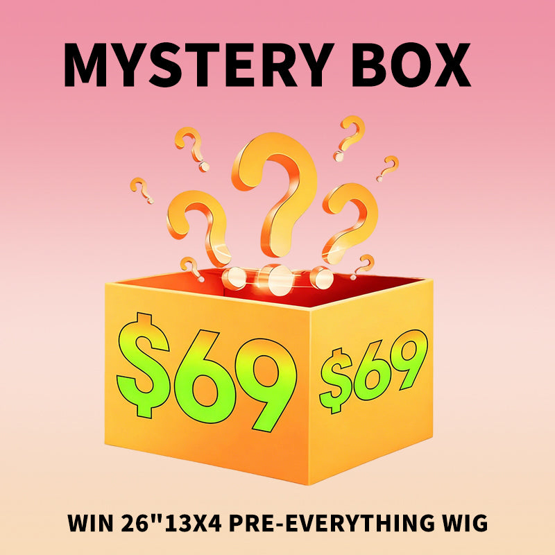 Rovess Hair Mystery Box Only $69 Win 26" 13x4 Pre-everything Wig Valued $259 Flash Sale