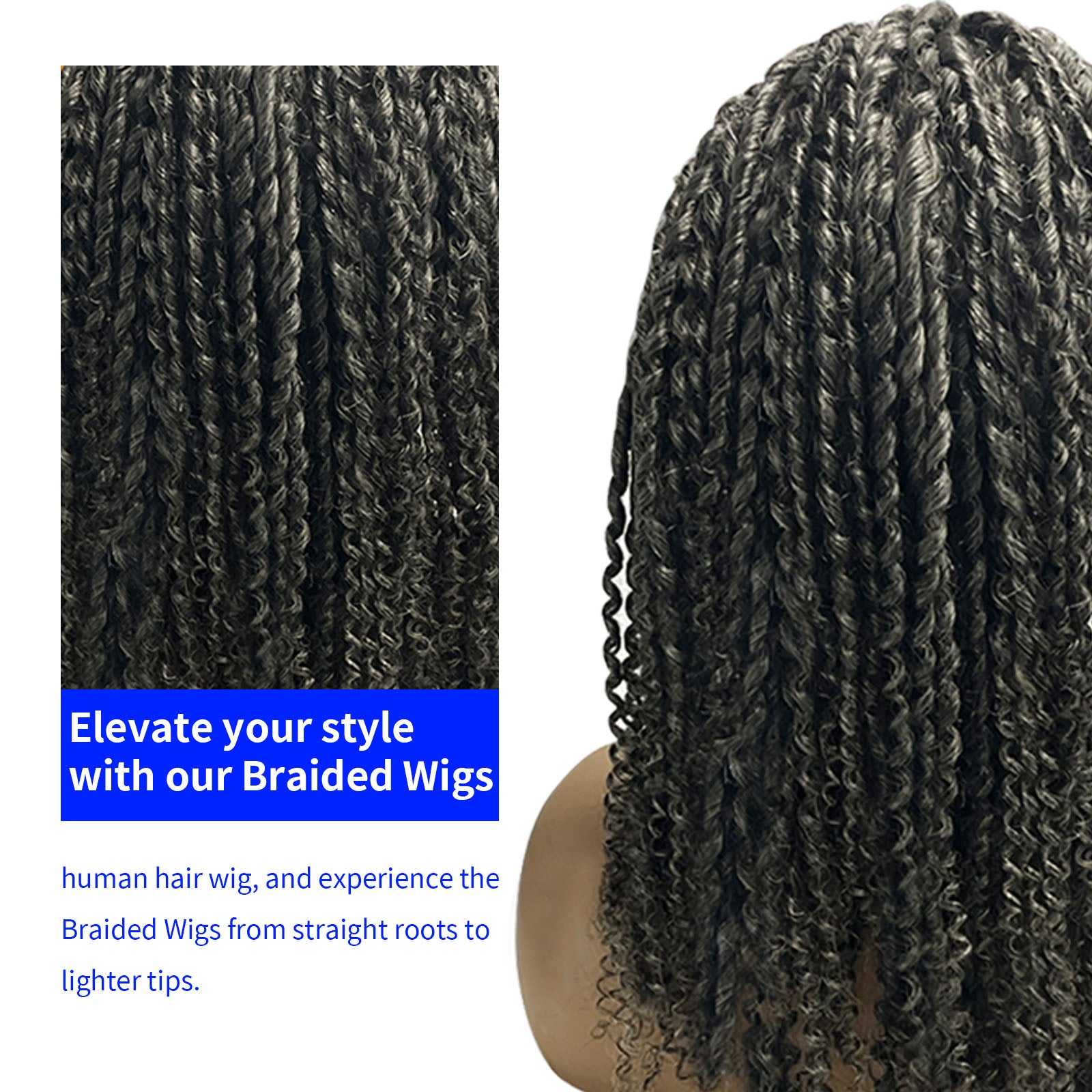 14Inch Goddess Locs Headband Wigs for Black Women Ombre Brown Dreadlock Rolls Twist Wigs Hair for Christmas Day Use