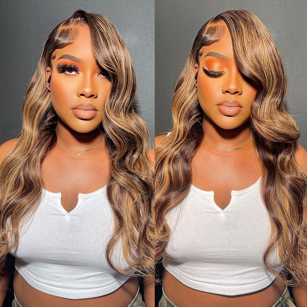 427 Highlight Body Wave Bundles | 100% Virgin Brazilian Human Hair | Black Friday Deal: FREE 4x4 Closure