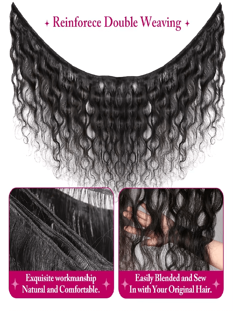 Rovess 34 34 34 34 Inch Body Wave Hair Bundles Virgin Brazilian Hair Weave 4 Bundles