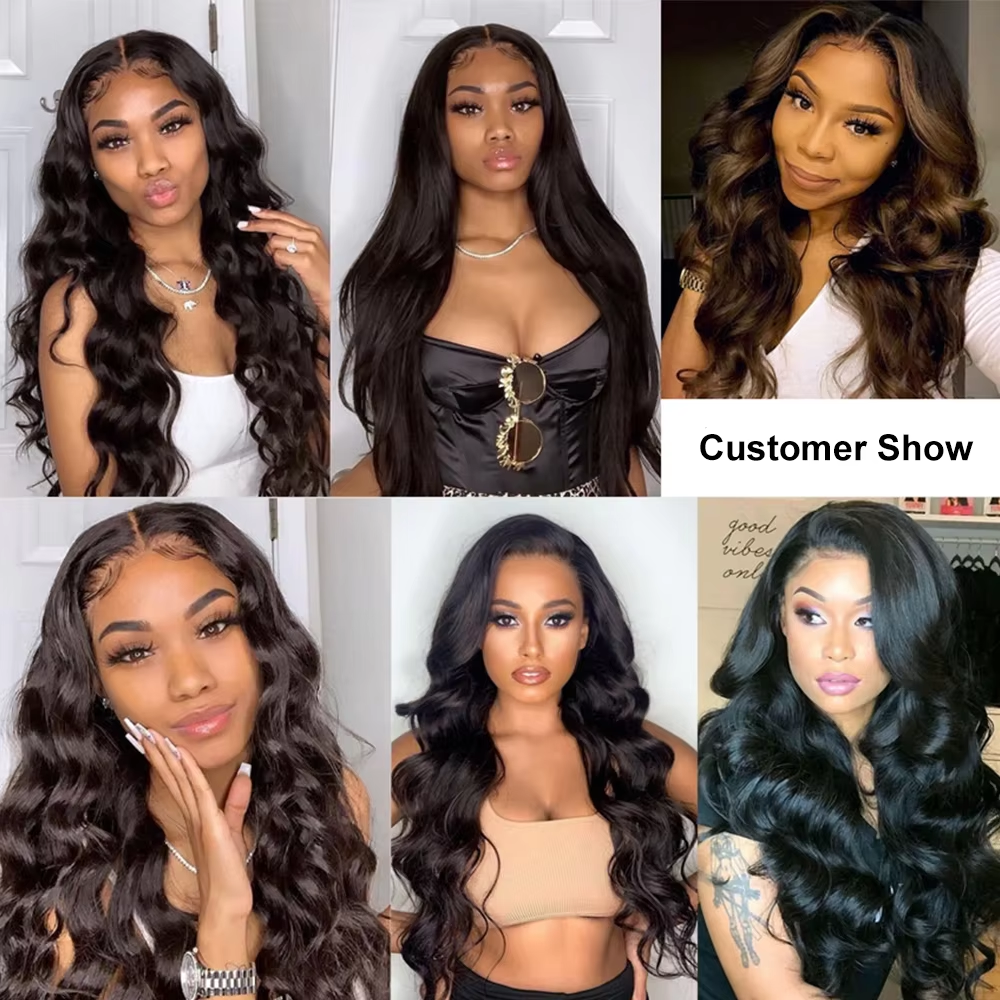 Rovess 16-34Inch Body Wave Hair Bundles Virgin Brazilian Hair Weave 3 Bundles