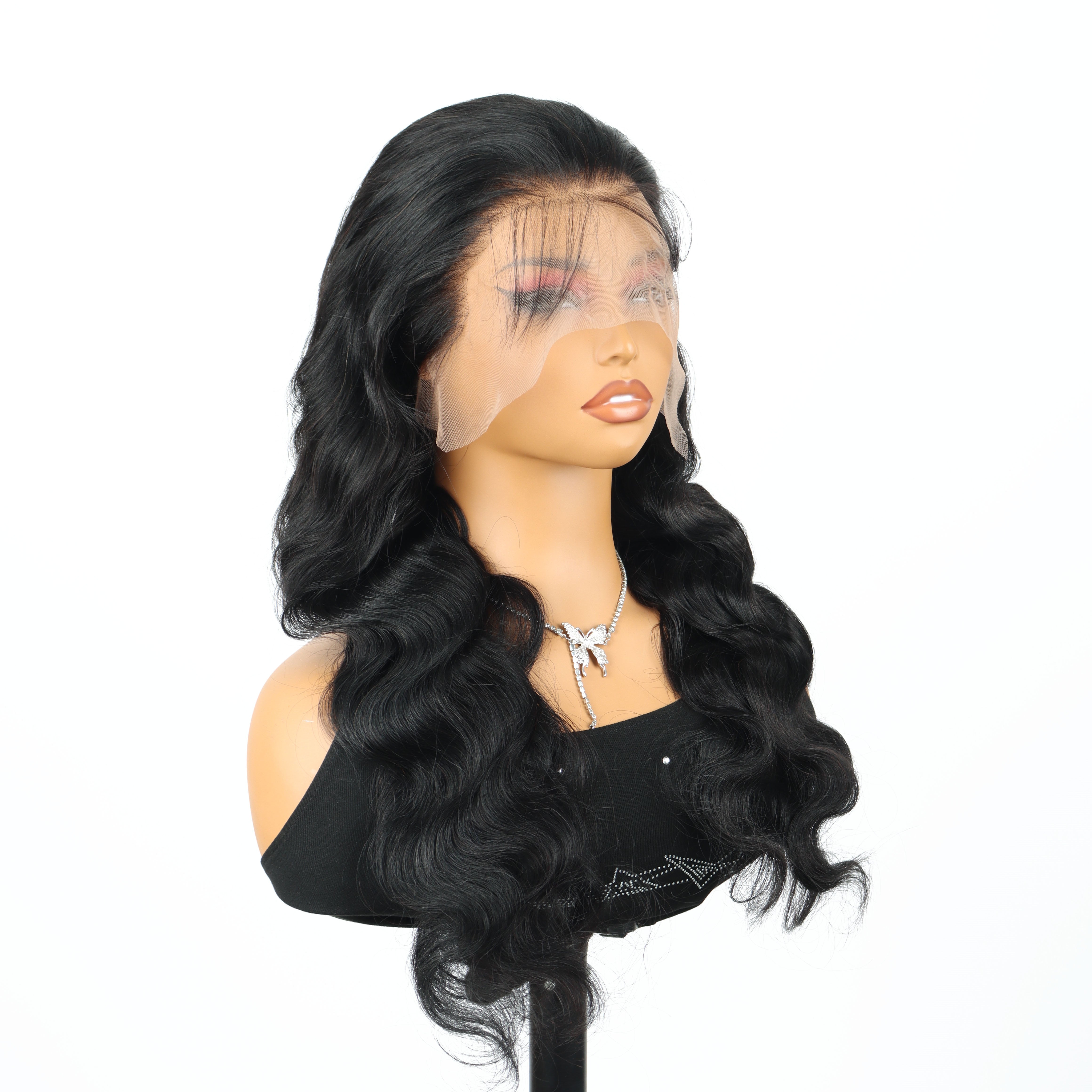 Perruques en cheveux humains ondulés de 30 pouces, perruques en cheveux humains ondulés de 13 x 6 pouces, perruques en cheveux humains ondulés naturels et moelleux 