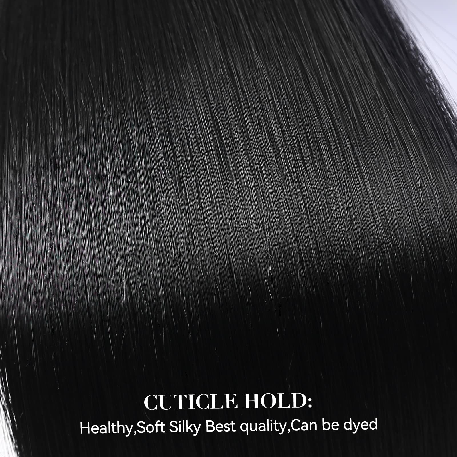 #1B Clip In Hair Extensions Real Human Hair 100% Remy Straight Human Hair Extensions For Fashion Women 8pcs Natural Black