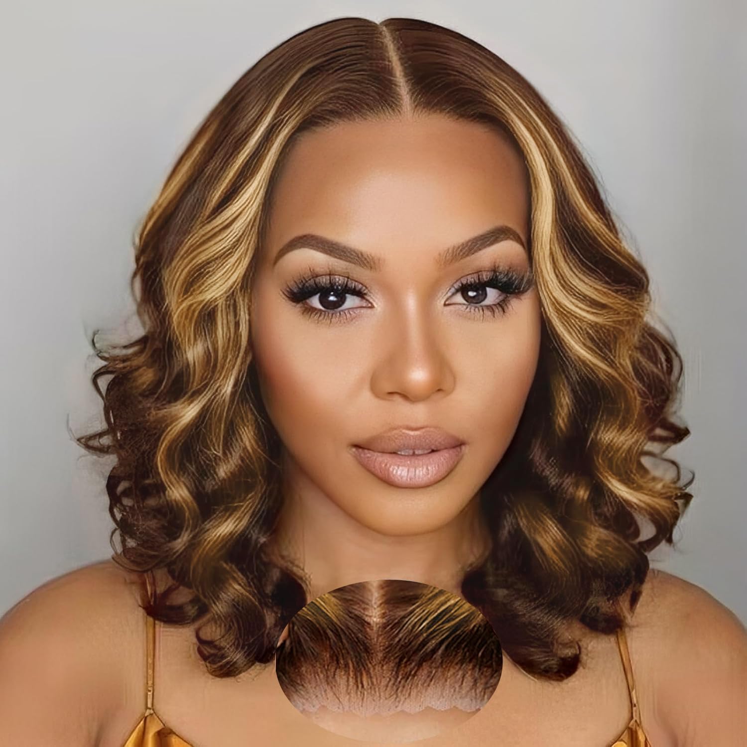 10 Inch Body Wave Short Glueless Bob Wigs Brazilian Ombre Lace Front Wigs Human Hair Pre Plucked